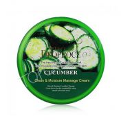 Очищающий увлажняющий массажный крем с огурцом DEOPROCE Premium Clean & Moisture Cucumber Massage Cream