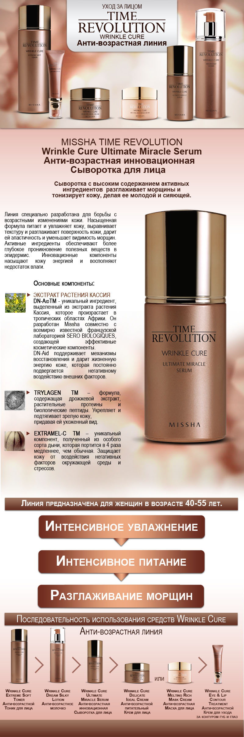 time revolution wrinkle cure topire masca crema 50ml)