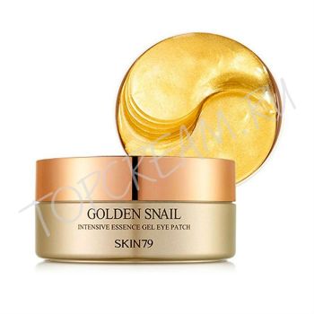 Гидрогелевые патчи для глаз с экстрактом улитки и 24K золотом SKIN79 Golden Snail Intensive Essence Gel Eye Patch