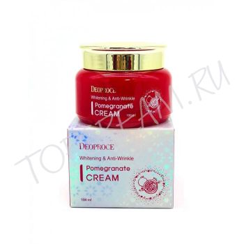 Антивозрастной крем с экстрактом граната DEOPROCE Whitening & Anti-Wrinkle Pomegranate Cream