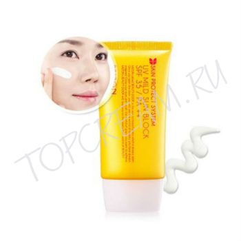 Легкий, водостойкий солнцезащитный крем MIZON UV Mild Sun Block SPF35 PA+++ Легкий, водостойкий солнцезащитный крем MIZON UV Mild Sun Block SPF35 PA+++