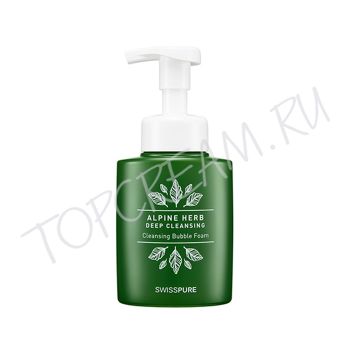 Пузырьковая пенка с альпийскими травами для комбинированной и жирной кожи SWISSPURE Alpine Herb Deep Cleansing Bubble Foam Пузырьковая пенка с альпийскими травами для комбинированной и жирной кожи SWISSPURE Alpine Herb Deep Cleansing Bubble Foam