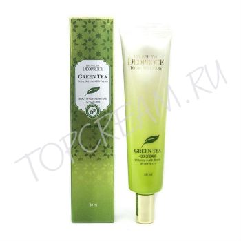 BB крем с экстрактом зеленого чая DEOPROCE Premium Greentea Total Solution BB Cream SPF50+ PA+++
