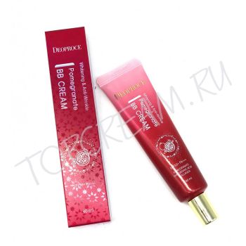 Антивозрастной BB-крем с экстрактом граната DEOPROCE Whitening & Anti-Wrinkle Pomegranate BB Cream SPF50+ PA+++