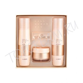 Набор уходовый антивозрастной&nbsp;тонер + эмульсия + крем THE SAEM Cell Renew Bio Skin Care Special 2 Set N