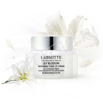 Осветляющий крем с экстрактом белой лилии LABIOTTE Lily Blossom Whitening Tone Up Cream