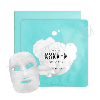 Одноразовая пузырьковая маска LET ME SKIN Ultra Bubble O2 Mask Одноразовая пузырьковая маска LET ME SKIN Ultra Bubble O2 Mask