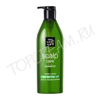 Освежающий шампунь для чувствительной кожи головы MISE EN SCENE Scalp Care Shampoo
