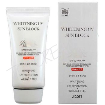 Солнцезащитный отбеливающий крем JIGOTT Whitening UV Sun Block Cream SPF50 PA+++