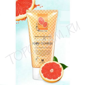 Пенка для очищения с грепфрутом MIZON Refresh Time Grapefruit Foam Cleanser Пенка для очищения с грепфрутом MIZON Refresh Time Grapefruit Foam Cleanser