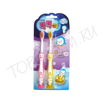 Набор зубных щеток, 2 шт. CLIO Ppokppogi Normal 2 pcs Набор зубных щеток, 2 шт. CLIO Ppokppogi Normal 2 pcs