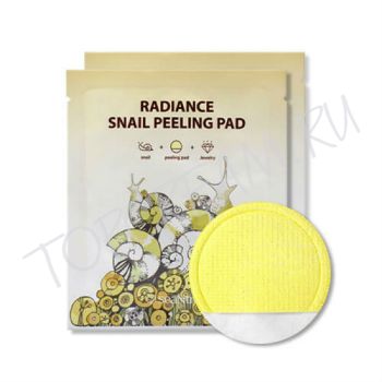 Очищающая салфетка для пилинга SEANTREE Radiance Snail Peeling Pad