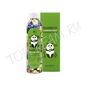Пенка для умывания с бамбуковым углем SEANTREE Bamboo Charcoal Fresh Cleansing Foam Пенка для умывания с бамбуковым углем SEANTREE Bamboo Charcoal Fresh Cleansing Foam