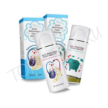 Крем для лица с козьим молоком осветляющий,&nbsp;90&nbsp;г SEANTREE Quick Brightening Cream Moisture 90g