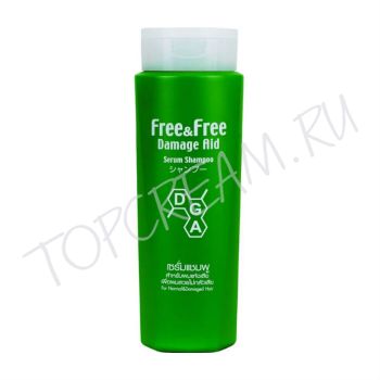 Шампунь&nbsp;против выпадения для нормальных и поврежденных волос LION Free & Free Damage Aid Serum Shampoo For Normal & Damage Hair