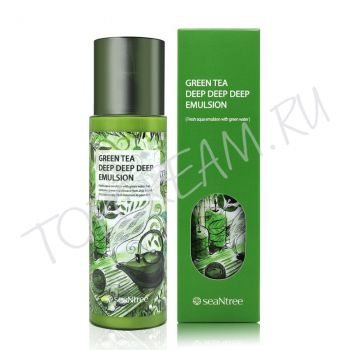 Ультраувлажняющая эмульсия с экстрактом зеленого чая SEANTREE Green Tea Deep Deep Deep Emulsion