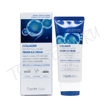 Увлажняющий ББ-крем с коллагеном FARMSTAY Collagen Water Full Moist Primer BB Cream SPF50 PA+++