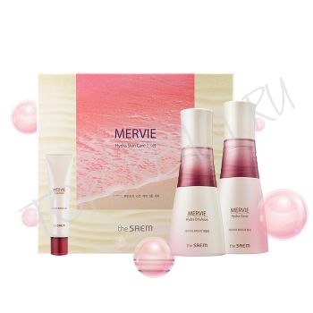 Набор из 3 увлажняющих средств с экстрактом красного планктона THE SAEM Mervie Hydra Skin Care 2 Set