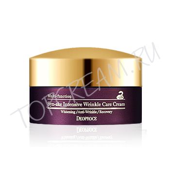 Крем с пептидом змеи DEOPROCE Multi-Function Syn-ake Intensive Wrinkle Care Cream