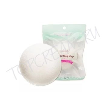 Очищающий спонж конняку ETUDE HOUSE My Beauty Tool Natural Konjac Face Cleansing Puff Очищающий спонж конняку ETUDE HOUSE My Beauty Tool Natural Konjac Face Cleansing Puff
