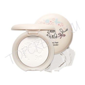Бесцветная матирующая пудра ETUDE HOUSE Dear Girls Oil Control Pact Бесцветная матирующая пудра ETUDE HOUSE Dear Girls Oil Control Pact