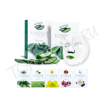 Тканевая маска с натуральными экстрактами и маслами L’ARVORE Nature Source Cell Mask