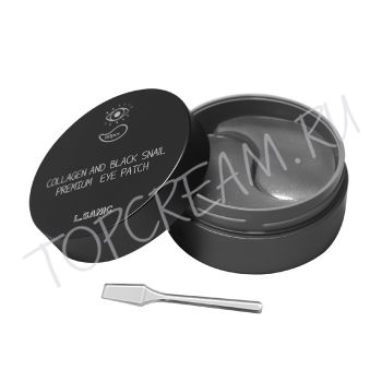 Патчи с коллагеном и муцином улитки для кожи вокруг глаз L.SANIC Collagen And Black Snail Premium Eye Patch