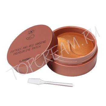 Патчи с пептидами и красным женьшенем для кожи вокруг глаз L.SANIC Peptides And Red Ginseng Premium Eye Patch Патчи с пептидами и красным женьшенем для кожи вокруг глаз L.SANIC Peptides And Red Ginseng Premium Eye Patch