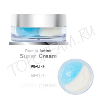 Крем двойного действия для увлажнения и питания кожи REALSKIN Double Action Super Cream