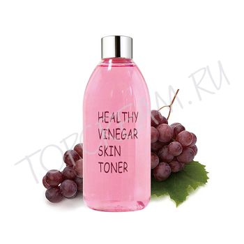 Уксусный тонер на основе ферментированного экстракта красного вина REALSKIN Healthy Vinegar Skin Toner Grape Wine Уксусный тонер на основе ферментированного экстракта красного вина REALSKIN Healthy Vinegar Skin Toner Grape Wine