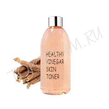 Уксусный тонер на основе ферментированного экстракта красного женьшеня REALSKIN Healthy Vinegar Skin Toner Red Ginseng Уксусный тонер на основе ферментированного экстракта красного женьшеня REALSKIN Healthy Vinegar Skin Toner Red Ginseng