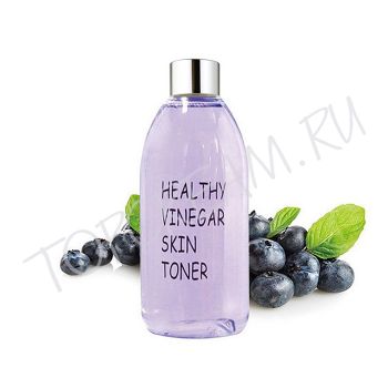 Уксусный тонер на основе ферментированного экстракта черники REALSKIN Healthy Vinegar Skin Toner Blueberry Уксусный тонер на основе ферментированного экстракта черники REALSKIN Healthy Vinegar Skin Toner Blueberry