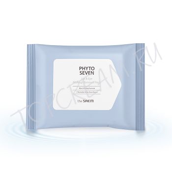 Салфетки для снятия макияжа с глаз и губ THE SAEM Phyto Seven Lip & Eye Makeup Remover Pads