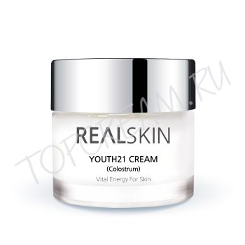 Осветляющий крем с колострумом REALSKIN Youth21 Cream Colostrum