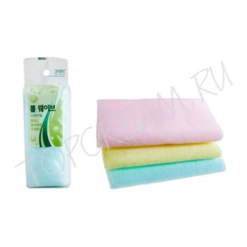 Мочалка для душа SUNG BO CLEAMY Clean & Beauty Roll Wave Shower Towel Мочалка для душа SUNG BO CLEAMY Clean & Beauty Roll Wave Shower Towel