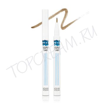 Коричневая подводка для глаз HOLIKA HOLIKA Holi Pop Double Eyelid Liner Коричневая подводка для глаз HOLIKA HOLIKA Holi Pop Double Eyelid Liner