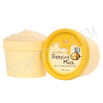 Ночная маска с мёдом акации и ягодами PRRETI Honey & Berry Sleeping Mask