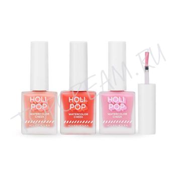 Жидкие румяна HOLIKA HOLIKA Holi Pop Watercolor Cheek Жидкие румяна HOLIKA HOLIKA Holi Pop Watercolor Cheek