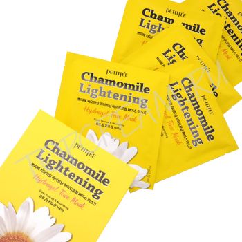 Осветляющая гидрогелевая маска с экстрактом ромашки, 5 шт. PETITFEE Chamomile Lightening Hydrogel Face Mask Set Осветляющая гидрогелевая маска с экстрактом ромашки, 5 шт. PETITFEE Chamomile Lightening Hydrogel Face Mask Set