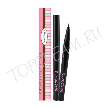 Подводка для глаз RIVECOWE Beyond Beauty Flexible Liquid Brushpen Eyeliner Подводка для глаз RIVECOWE Beyond Beauty Flexible Liquid Brushpen Eyeliner