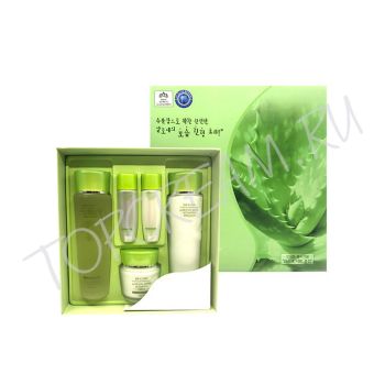 Набор средств с экстрактом алоэ вера 3W Clinic Aloe Full Water Activating Skin 3 Kit Set Набор средств с экстрактом алоэ вера 3W Clinic Aloe Full Water Activating Skin 3 Kit Set
