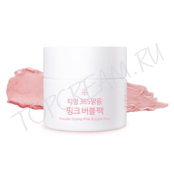 Успокаивающая пузырьковая маска TIAM Trouble Drying Pink Bubble Pack Успокаивающая пузырьковая маска TIAM Trouble Drying Pink Bubble Pack