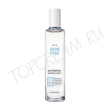 Тонер для чувствительной кожи, 200 мл ETUDE HOUSE SoonJung pH 5.5 Relief Toner, 200 ml Тонер для чувствительной кожи, 200 мл ETUDE HOUSE SoonJung pH 5.5 Relief Toner, 200 ml