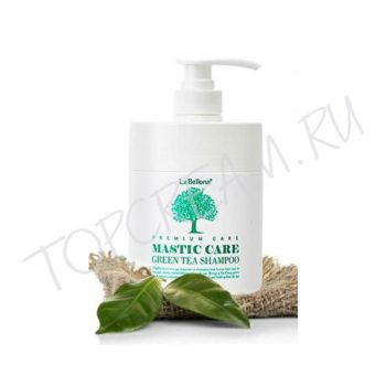 Глубоко увлажняющий восстанавливающий шампунь LOMBOK Labellona Mastic Care Greentea Shampoo