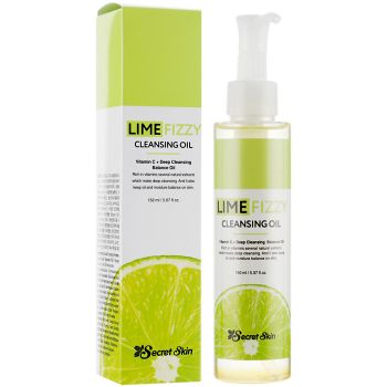 Гидрофильное масло с экстрактом лайма SECRET SKIN Lime Fizzy Cleansing Oil