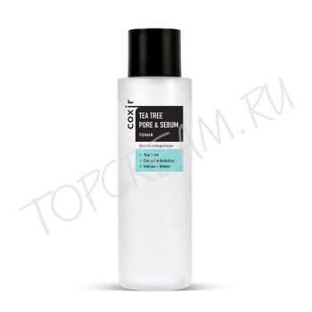Тонер с чайным деревом для контроля жирности кожи COXIR Tea Tree Pore & Sebum Toner Тонер с чайным деревом для контроля жирности кожи COXIR Tea Tree Pore & Sebum Toner