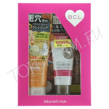 Подарочный набор Очищение Пор BCL Tsururi Pore Cleansing Set Подарочный набор Очищение Пор BCL Tsururi Pore Cleansing Set