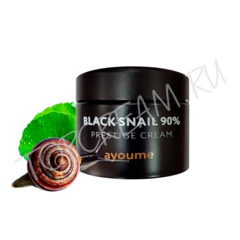 Многофункциональный крем с муцином черной улитки AYOUME Black Snail Prestige Cream