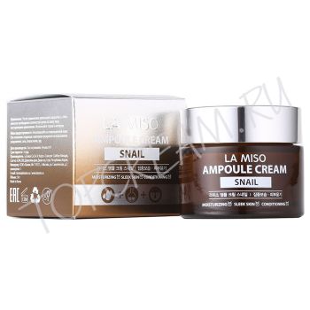 Ампульный крем с муцином улитки LA MISO Ampoule Cream Snail