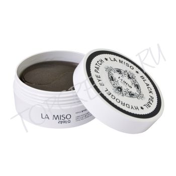 Гидрогелевые патчи для глаз с черным жемчугом LA MISO Black Pearl Hydrogel Eye Patch